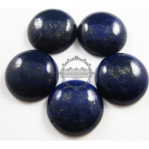 16mm blue lapis lazuli round cabochon special jewelry findings supplies for ring,earrings 4110038