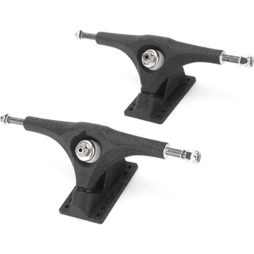 2pcs Skateboard Trucks Aluminum Alloy Four-Wheel Skateboard Bridge Hollow Bracket Double Rocker Skateboard Bridge Trucks Tools