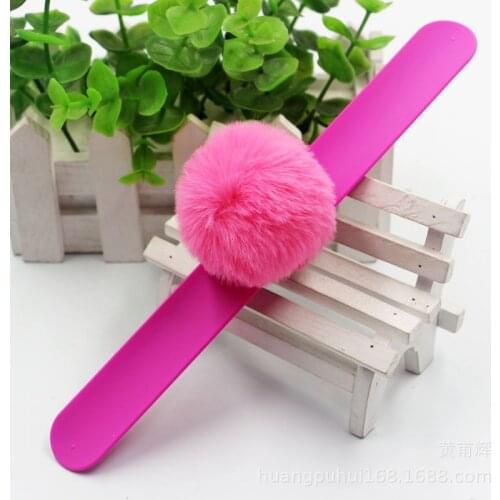 Jiangzimei 24pcs pink,blue,purple,rose,Leopard, Point, Zebra, Wool,Unicorn Silicone Bracelet for Kid Children girls best gift