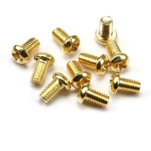 500pcs M3*5 Round Pan Head Phillips Screws Brass Machine Screws Bolt