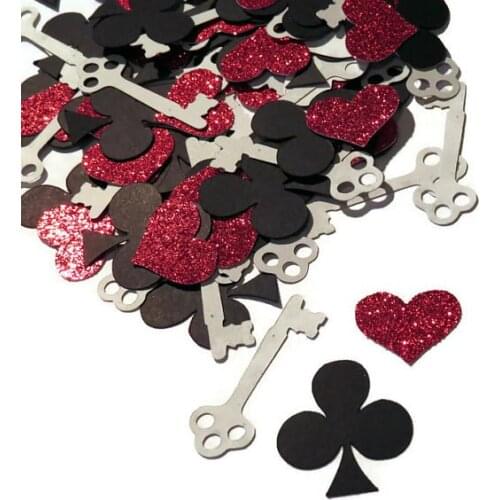 Alice in Wonderland Glitter Confettis Table Scatter ocean beach wedding baby bridal shower bachelorette party favors