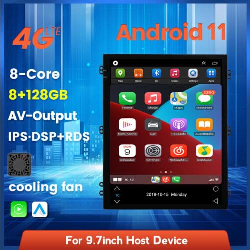 Tesla Screen 6G+128G Android 11 Car Radio Multimedia Player For VW Nissan Hyundai Toyota Ford Mazda Opel Kia GPS Stereo Receiver