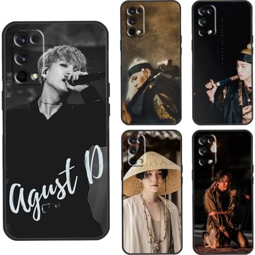 Agust D Suga Case For OnePlus 7 Pro 8 Pro 6 6T 7T 8T Nord Case For Realme 7 Pro 6 C3 X2 X7 X50 Q2