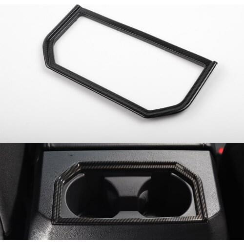 For Ford F150 2016 Up Car Water Cup Holder Frame Trim ABS Car Accessories