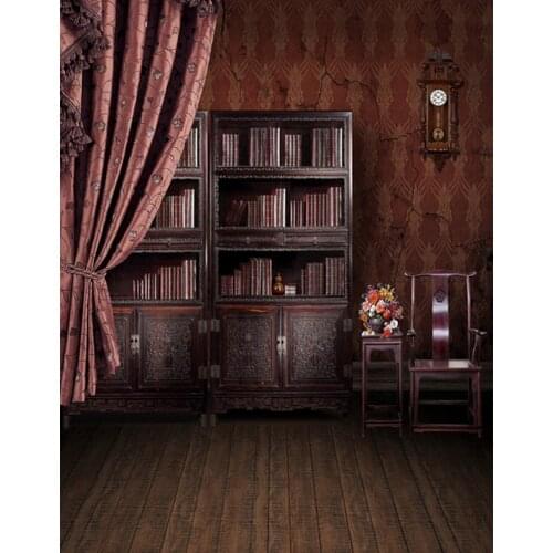 5x7ft Vintage Library Books Photography Backdrops Photo Props Studio Background