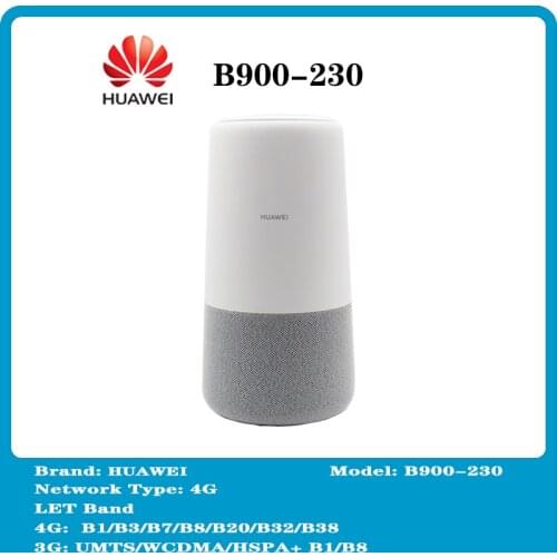 Huawei AI Cube Speaker with 4G WiFi Router B900 4G LTE 300Mbps Wireless Router Cat 6 Support Band B1/B3/B7/B8/B20/B32/B38