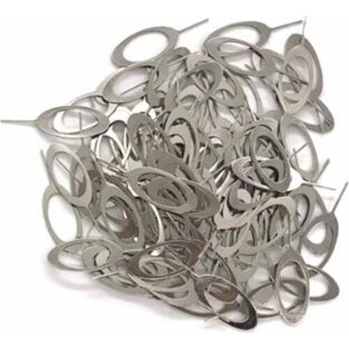 100pcs/lot SIM Card Tray Removal Remover Eject Pin Needle Key Tool For iPhone samsung xiaomi huawei