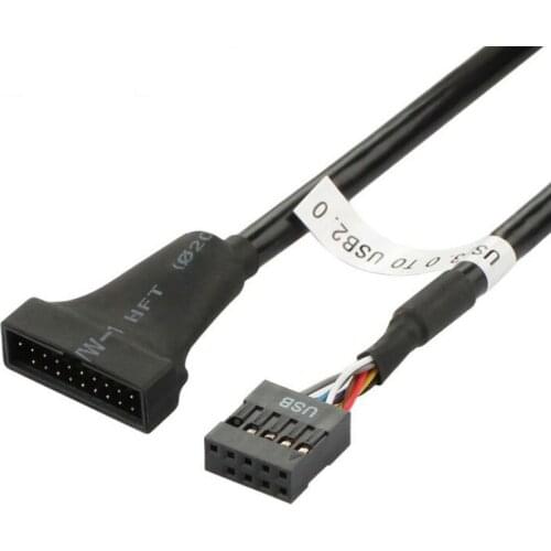 USB 3.0 Male to USB 2.0 Female Motherboard Adapter cable 15cm