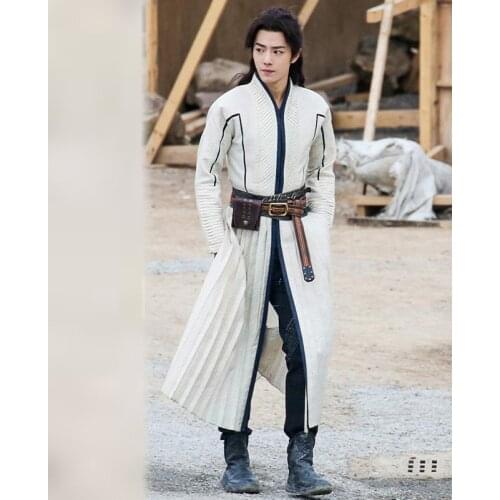 Chinese Kungfu Clothing Fight Movie Cosplay Hanfu Man Outfit Swordsman Clothing Suits Imperial Palace Prince Wear
