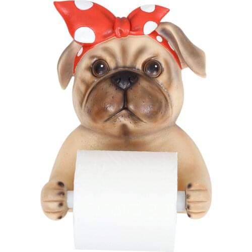 Creative Bathroom Cartoon Tissue Box Rack Chart Drum Storage Rack Portable Vivid Cute