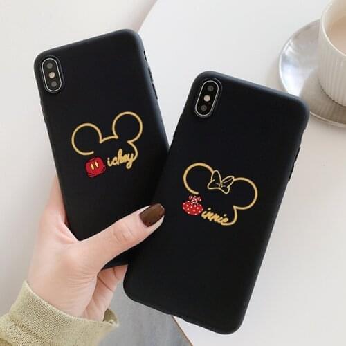 Cartoon Mouse Case For Samsung Galaxy A50 A21S A32 A52 A72 A12 A31 A41 A51 A70 A71 A82 A22 S8 S9 S10 S20 FE S21 Plus Ultra Cover