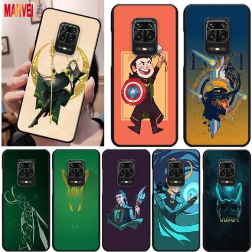 Soft TPU Popular Loki Marvel Shockproof Cover For Xiaomi Redmi K40 K30i K30T K30S K30 K20 10X Ultra Pro Black Phone Case