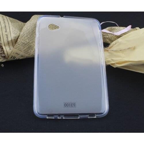 Soft TPU transparent cover case For Samsung GALAXY Tab 2 7.0 GT P3110 P3113 GT-P3100 7 inch Protective Cover