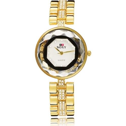 2020 New Hot Sell Women Dress Watches Top Luxury Brand SOXY Fashion Lady Gift Rhinestone Designer Relogio Feminino