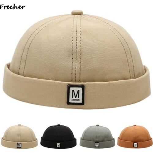 Beanie Knitted Hat Hiking Knit Cap Stylish Men Beanie Visor Landlord Hat Street Trendsetter Hip Hop Hat without Brim