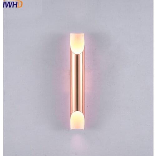 Nordic Design Modern LED Wall Light Fixtures Home Decor Lighting Black Gold Aluminum Wall Sconce Bedside wall Lamp Luminaire