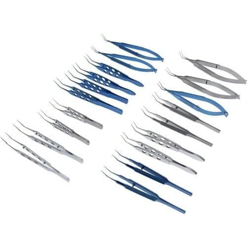 Titanium Utrata Capsulorhexis Forceps Curved Angle ophthalmic instrument surgical