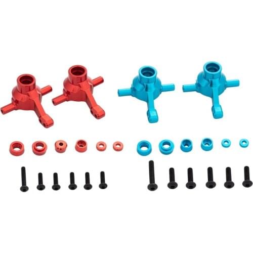 1/10 Aluminum Alloy Upgrade RC Steering Cup Device of RC Model Crawler RC Interior Trim Spare Part DIY Car Hub Carrier 69HE