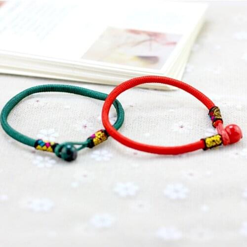 Women Lucky Bracelets Bead Red String Ceramic bracelets & bangles Men Handmade Accessories Lovers Lucky Jewelry