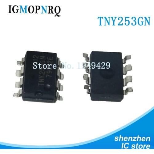 10PCS TNY253GN SOP-8 TNY253 AC / DC converter 2W 85-265 4W 100/115/230 VAC VAC new