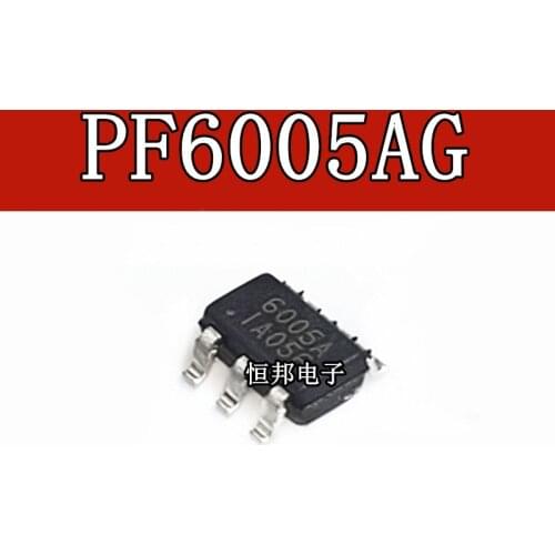 100PCS/lot 100% New original PF6005AG 6005A SOT23-6 PF6005 IC chip 100% New original In stock