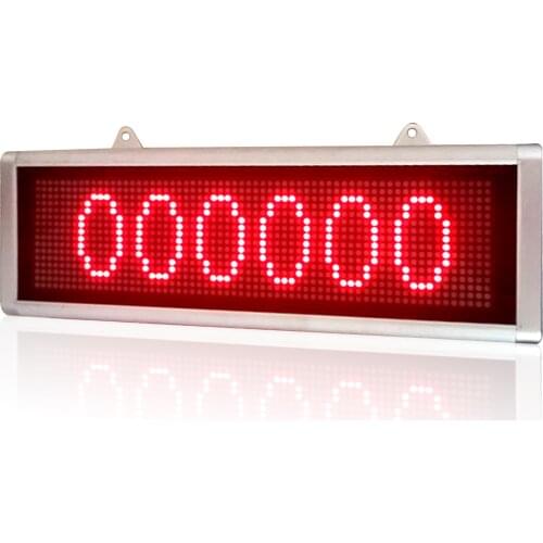 DC12V Led Digits Sign Monocromatic High Brightness Electronic Signage RS232, 30 x 10cm