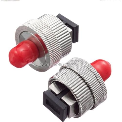 2pcs/lot ST-SC Dimable Fiber optic attenuator 0~30DB SC-ST Variable Fiber Optic Attenuator, Adjustable Fiber Attenuator