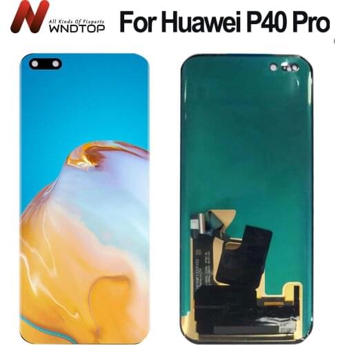 6.58'' Original For Huawei P40 Pro LCD Display Touch Screen Digitizer Replacement Parts For Huawei P40 Pro Display ELS-AN00 LCD