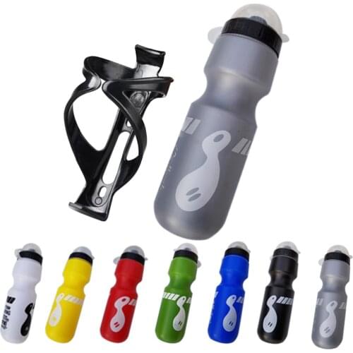 750ml Bicycle Waterbottle Mountain Road Bike Water Bottle Outdoor Cycling Kettle Holder Cage Set Portable MTB Bike Accessory