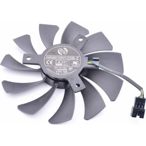 Brand new original HA9010H12SB-Z MSI GTX960 12V 0.57A 3500 rpm hole distance 40mm graphics card cooling fan