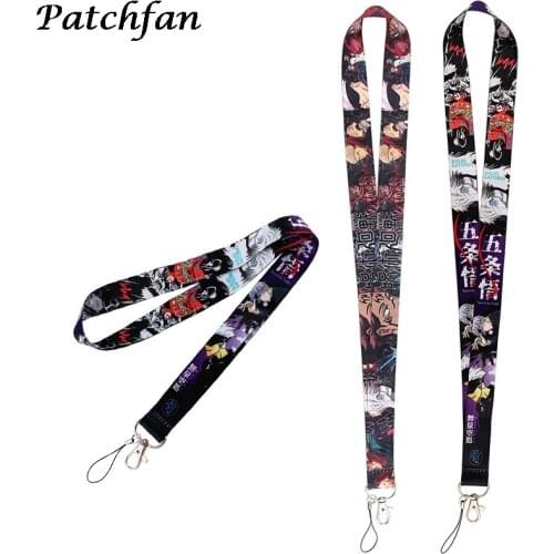 AD568 Patchfan Cartoon Lanyard Keychain keys Badge ID Card Mobile Phone Rope Kids Gifts Lanyards ID Badge Holder