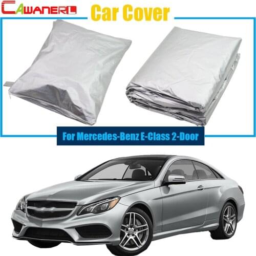 Cawanerl Car Cover Anti UV Snow Sun Rain Resistant Cover For Mercedes-Benz E-Class 2-Door Auto Sun Shield Cover Dustproof