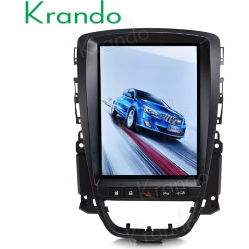 Krando Android 9.0 4G RAM 64G ROM 10.4" Tesla Vertical Screen Car Multimedia Player GPS for BUICK EXCELLE Opel Astra J 2008-2013