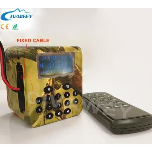 Wireless remote + timer ON/OFF Outdoor 50w hunting device bird caller goose duck decoy sound MP3 Amplifier hunting equipment