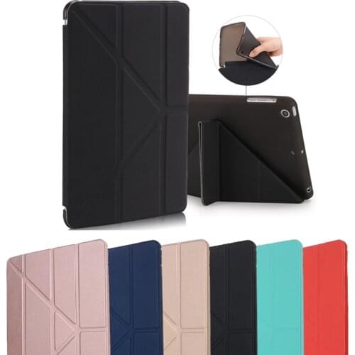 Pro 9.7 Cover Slim Folding Coque For iPad Pro 9.7 Cover Smart Auto Sleep Soft Flip TPU Funda for iPad A1673 A1674 Smart Cover