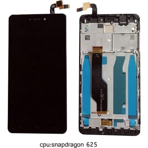 For Xiaomi Redmi Note 4X LCD 3GB 4GB Note 4 Global Version LCD Display Touch Screen Panel Frame 16 32 GB Repair Parts free ship