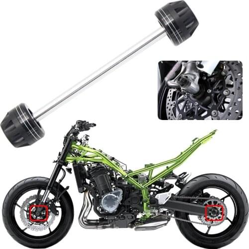 For YAMAHA TDM 900 TDM900 2002-2010 Motorcycle Front Axle Fork Wheel Protector Sliders Falling Protection