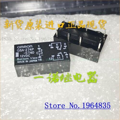 G6A-274P-ST40-12VDC/5VDC
