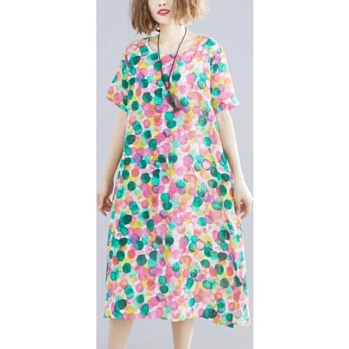 HELELYN Summer Polka Dot Dresses