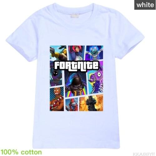 Fortnites Summer T Shirt for Girls Boys Teens Kids T-shirt Children Short Sleeve Anime Tshirt Tee Tops Gift