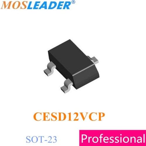 Mosleader CESD12VCP SOT23 3000PCS CESD12V 12V Uni-direction ESD Protection High quality