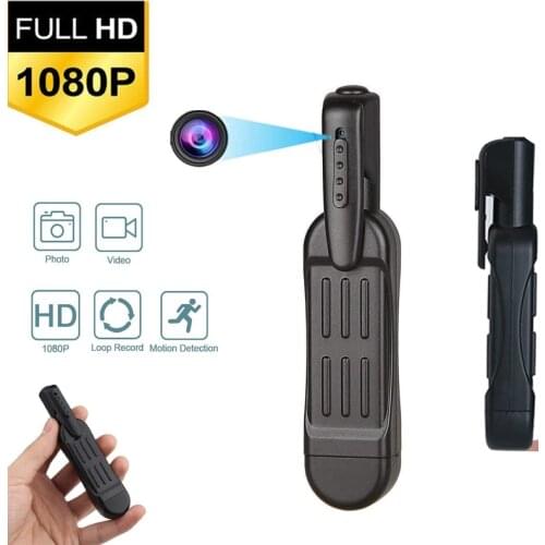 1080P T189 Mini Camera Full HD Camera Wearable Small Pen Camera Mini DVR Digital Mini DV Camera Espia Support 32GB Card