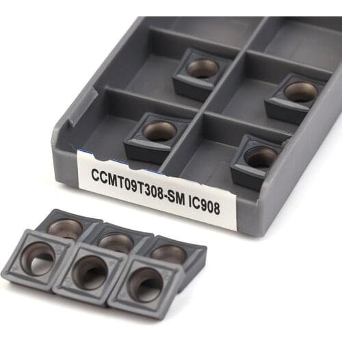 CCMT09T304 SM IC908 Internal Turning Tools CCMT 09T304 Carbide insert Lathe cutter Tool of Lathe tool turning insert