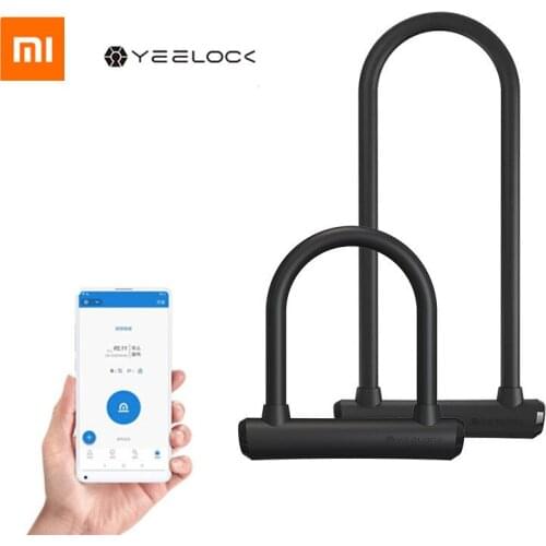 Xiaomi Yeelock Intelligent U Lock Sliding Door Car Motorcycle Bike Padlock Window Password Waterproof To Phone APP Smart Remote