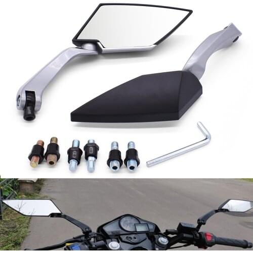 Universial Side Mirrors Motorcycle Handlebar Rear View Back Mirror For Honda CBR600 F2 F3 F4 F4i cbr 600 f3 f4i f4 f2 CRF150R