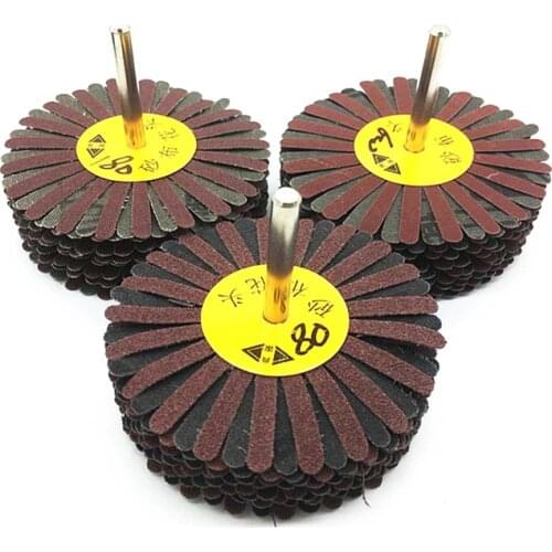 YEODA 80~600Grit Superior Quality Chiba Impeller Diameter 80MM Emery Cloth Polishing For Rotary Tools