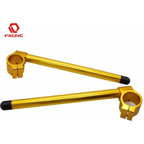 Gold Motorcycle Adjustable Handlebar Clip On 31/33/35/36/37/38/39/41/43/45/48/50/51/52/53/54 55mm Clip-ons Fork Handle Bar Clamp