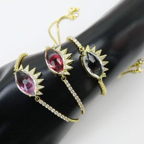 10 Pcs Eyes charm Bracelet mix colors Eyes Bracelet accessories for women Fahsion jewelry Bracelet 51687