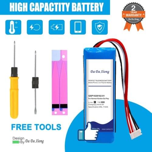 9000mAh GSP1029102 01 Battery for Harman Kardon Go Play Mini / Go Play Speaker Battery replacement + free tool