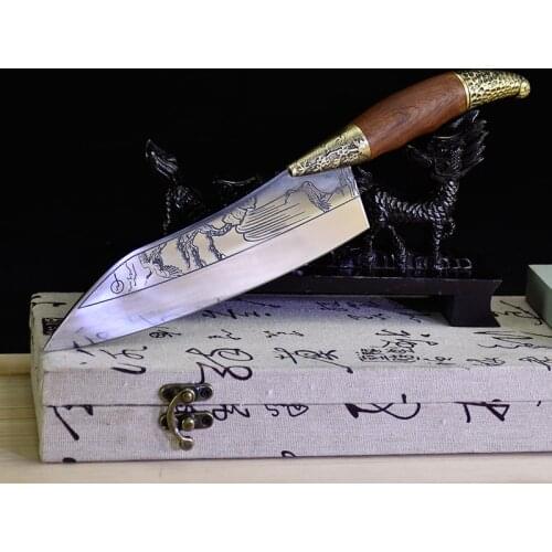 2020 NEW Brand knife For Kitchen Stainless Steel Embossed Light Personality Chef knifees Top Creative Cuisine kitchen knifefree